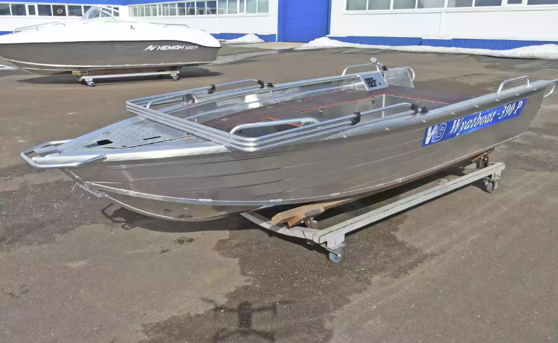 Алюминиевая лодка Wyatboat-390РМ в Великом Новгороде