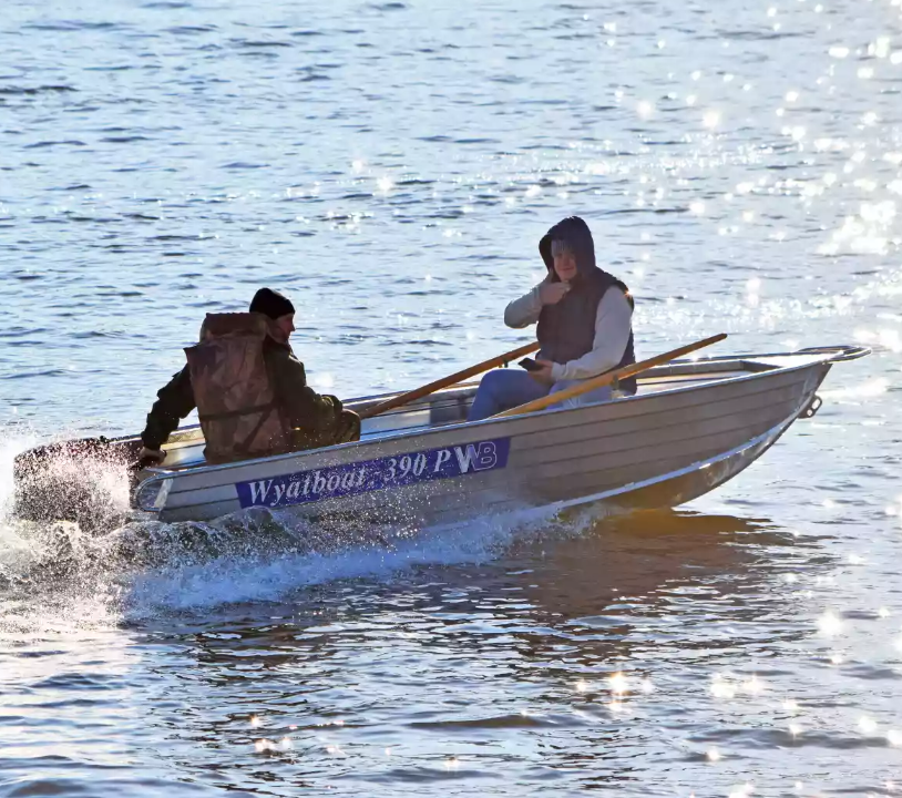 Алюминиевая лодка Wyatboat-390 P в Великом Новгороде