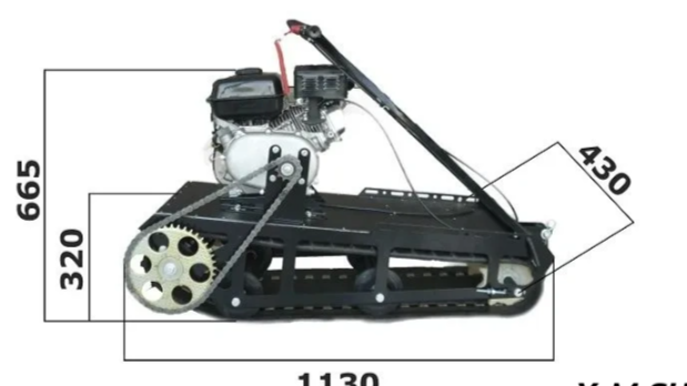 Мотобуксировщик XTREME-MOTORS "Конек-Горбунок" 6.5 л.с. в Великом Новгороде