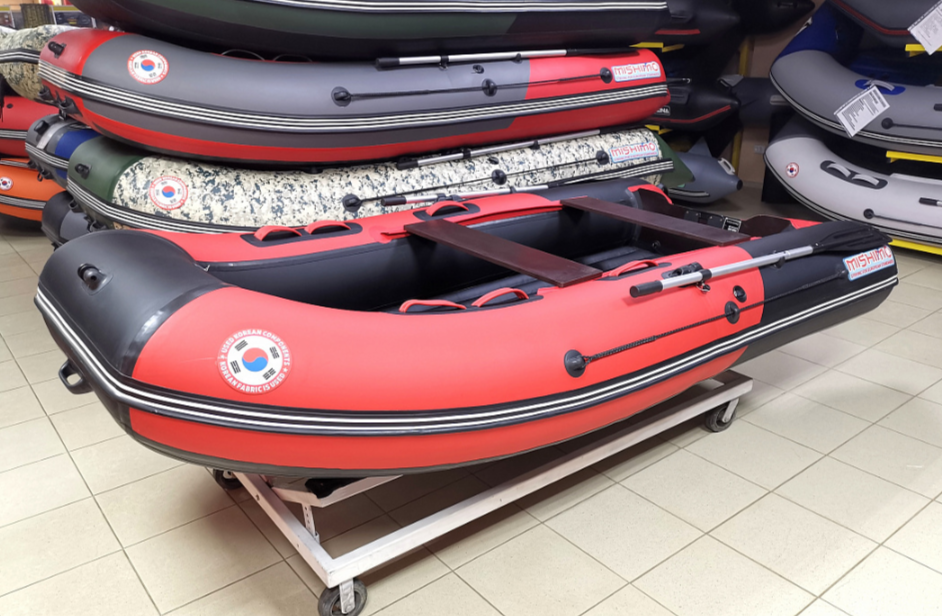 КОМПЛЕКТ Лодка MISHIMO PRO 350 + ЛОДОЧНЫЙ МОТОР MARLIN MP 9.9 (20) AMHS PRO в Великом Новгороде