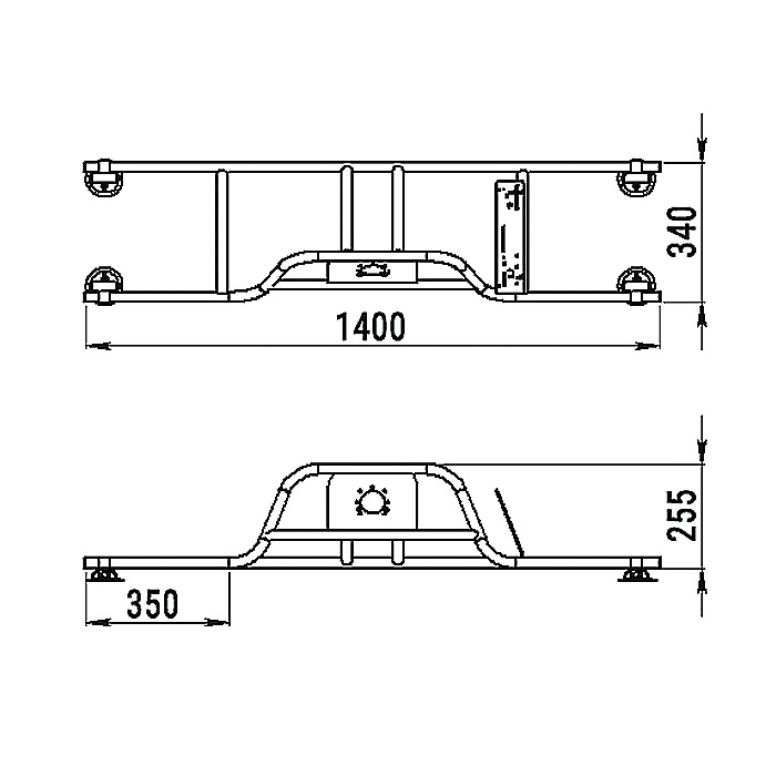Стойка рулевая с бортовым креплением малая в Великом Новгороде