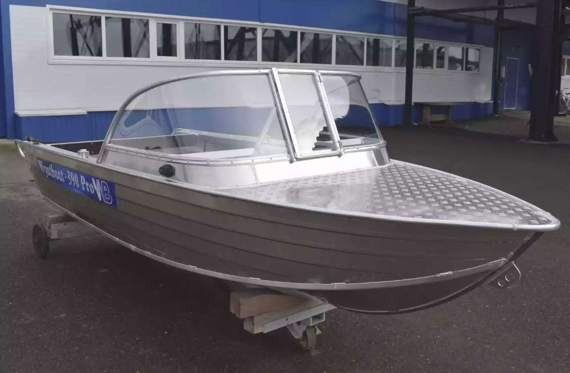 Алюминиевая лодка Wyatboat-390 Pro в Великом Новгороде