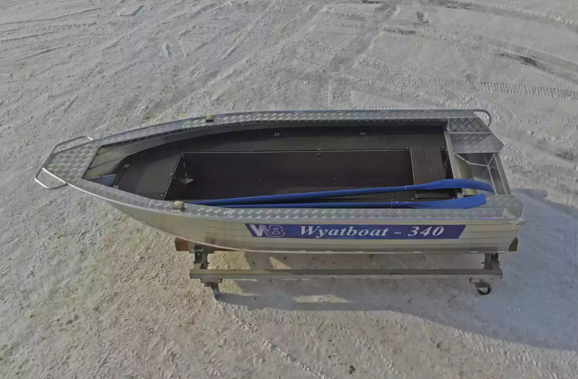 Алюминиевая лодка Wyatboat-340 РМ в Великом Новгороде