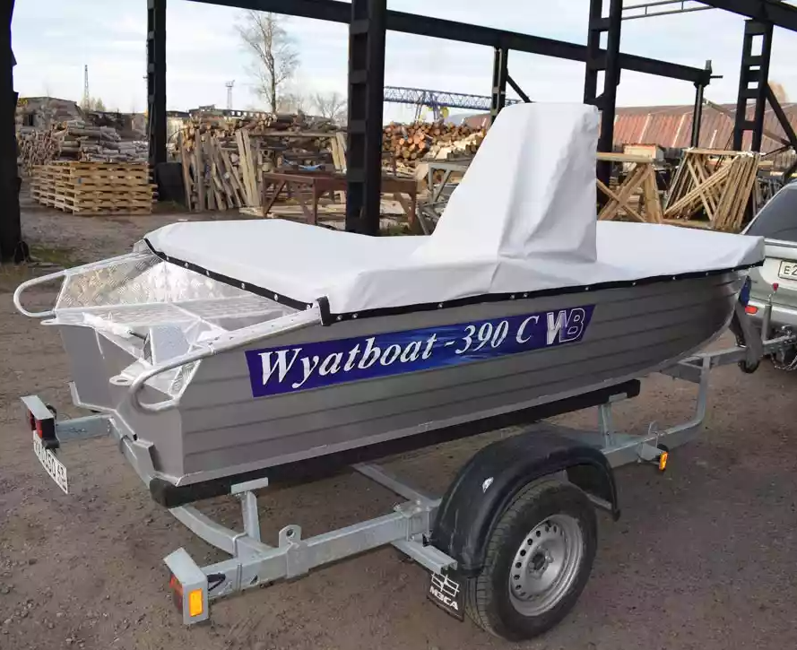 Алюминиевая лодка Wyatboat-390 C в Великом Новгороде