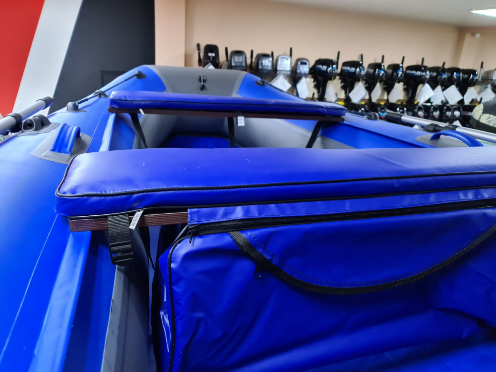 КОМПЛЕКТ МЯГКИХ НАКЛАДОК С СУМКОЙ ДЛЯ ЛОДОК 90Х20 СИНИЙ в Великом Новгороде