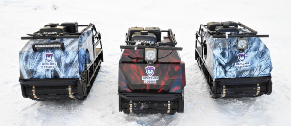 Мотобуксировщик Irondog (Железная собака) M500 20  Камуфляж Охотник в Великом Новгороде