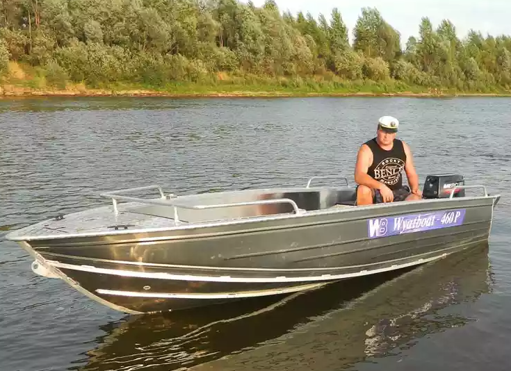 Алюминиевая лодка Wyatboat-460 P в Великом Новгороде