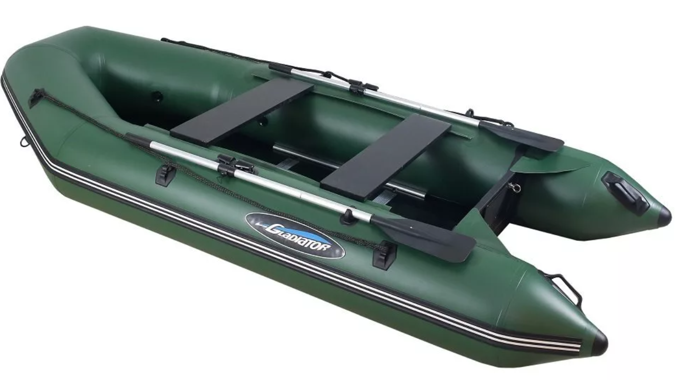 МОТОРНО-ГРЕБНАЯ ЛОДКА ПВХ GLADIATOR A 280 ТК С ФАНЕРНЫМ ДНОМ в Великом Новгороде