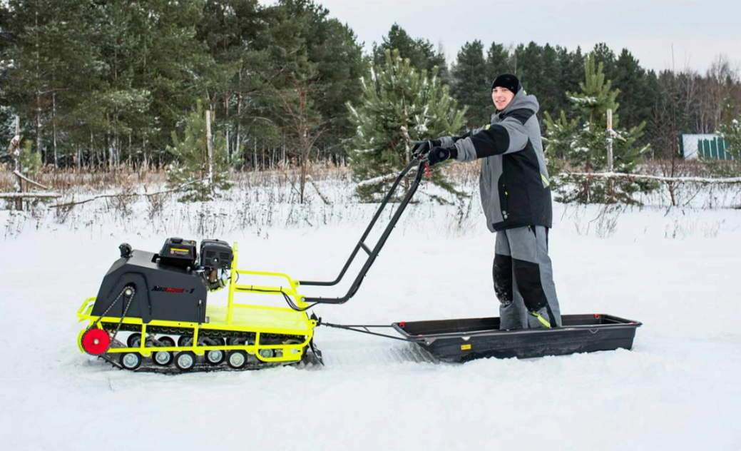 Мотобуксировщик Бурлак ХОЗЯИН-1 (капот металл) в Великом Новгороде