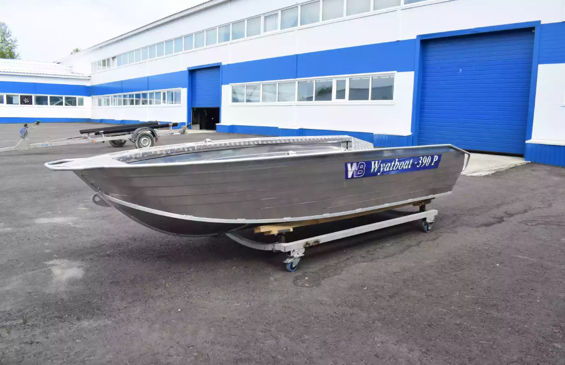 Алюминиевая лодка Wyatboat-390Р Увеличенный борт в Великом Новгороде