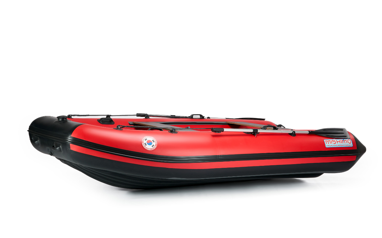 КОМПЛЕКТ ЛОДКА MISHIMO RAPID 380 PRO+ ЛОДОЧНЫЙ МОТОР MARLIN MP 9.9 (20) AMHS PROLINE FORCE в Великом Новгороде