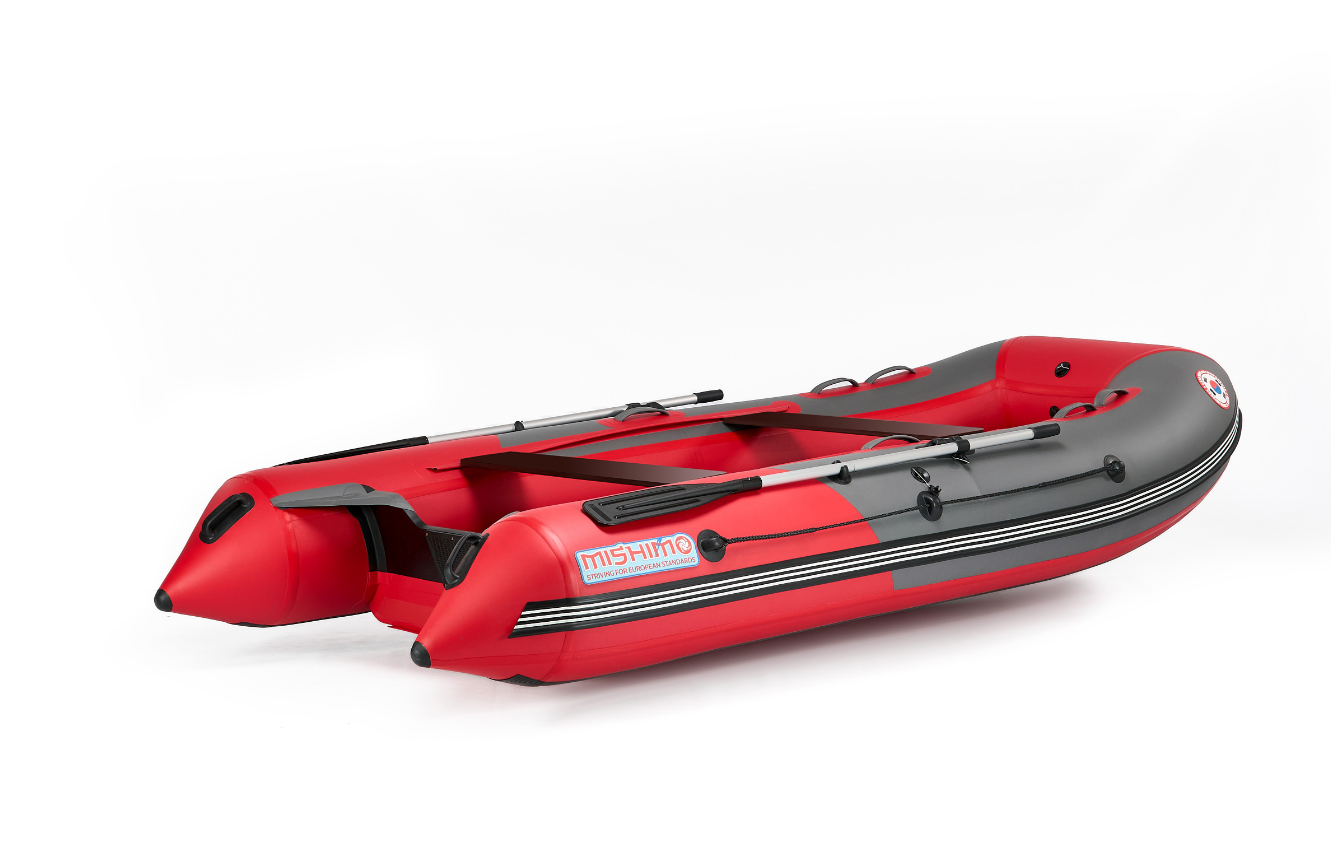 КОМПЛЕКТ ЛОДКА MISHIMO PRO 350 + ЛОДОЧНЫЙ МОТОР MARLIN MP 9.9 (15) AMHS PROLINE в Великом Новгороде