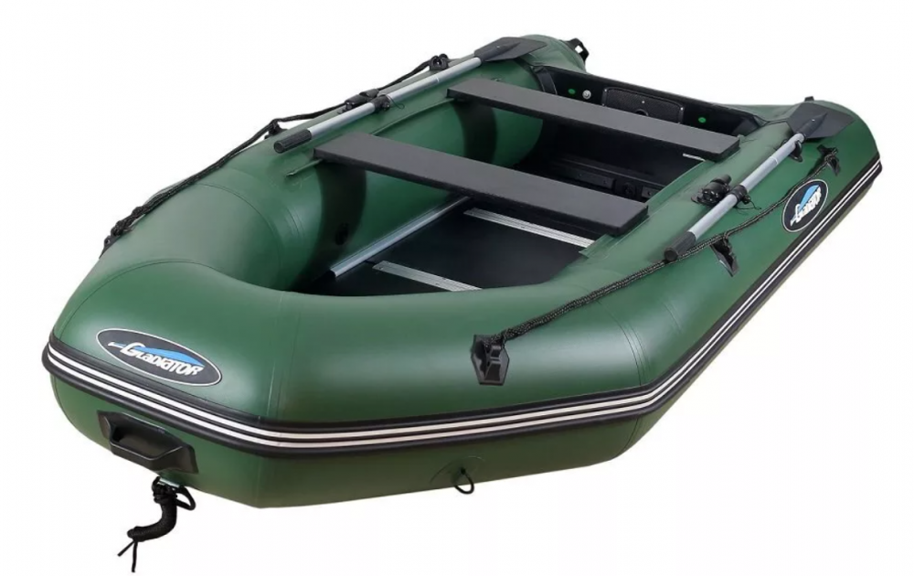 МОТОРНО-ГРЕБНАЯ ЛОДКА ПВХ GLADIATOR A 320 ТК С ФАНЕРНЫМ ПОЛОМ в Великом Новгороде