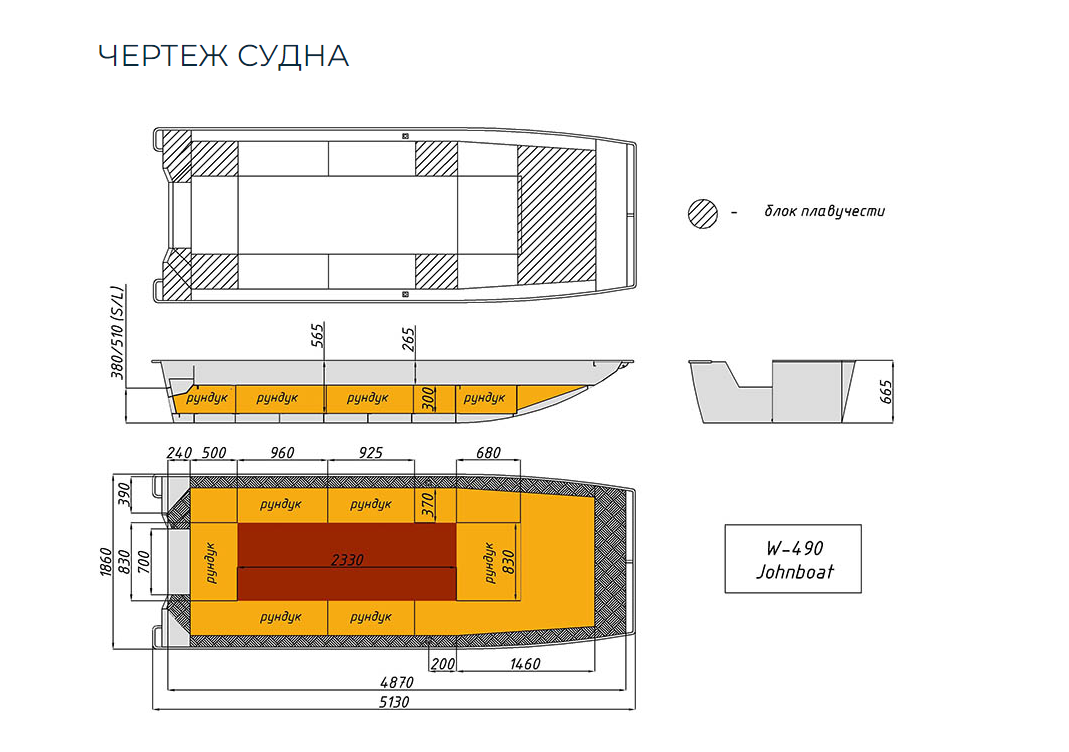Алюминиевая лодка Wyatboat-490 Jonboat в Великом Новгороде