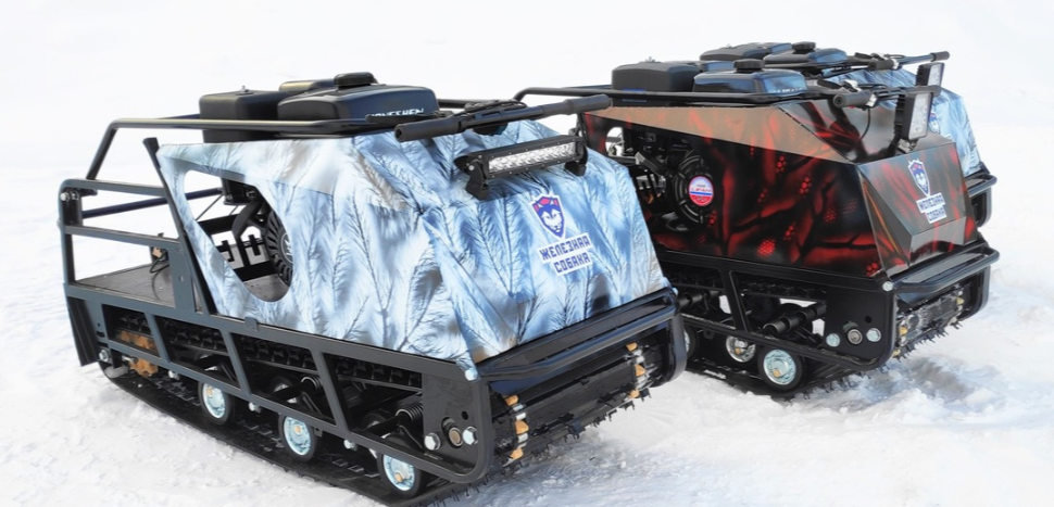 Мотобуксировщик Irondog (Железная собака) M500 20  Камуфляж Охотник в Великом Новгороде