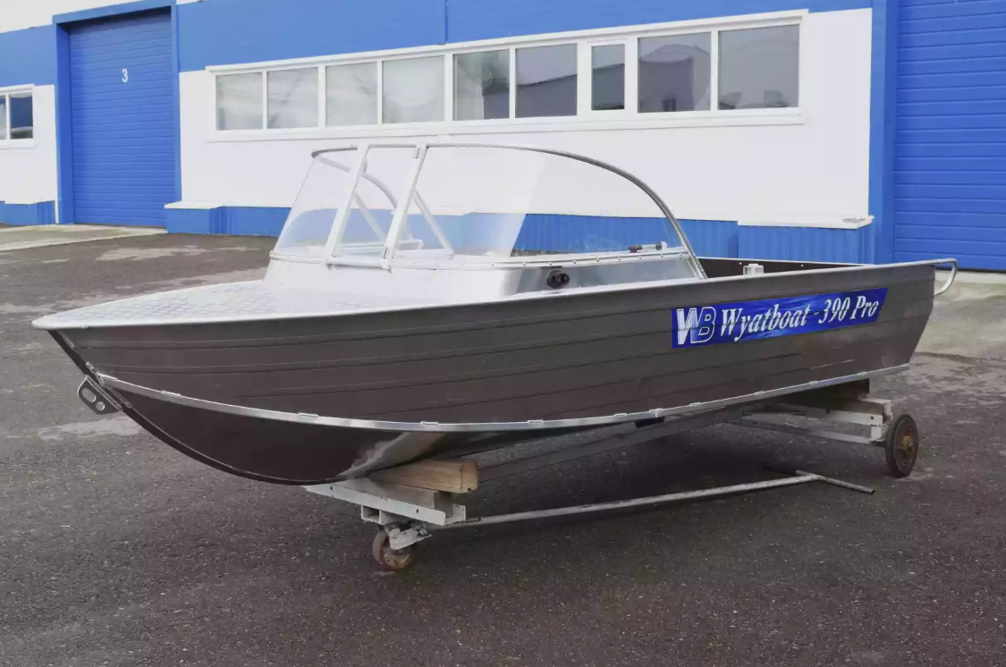Алюминиевая лодка Wyatboat-390 Pro в Великом Новгороде