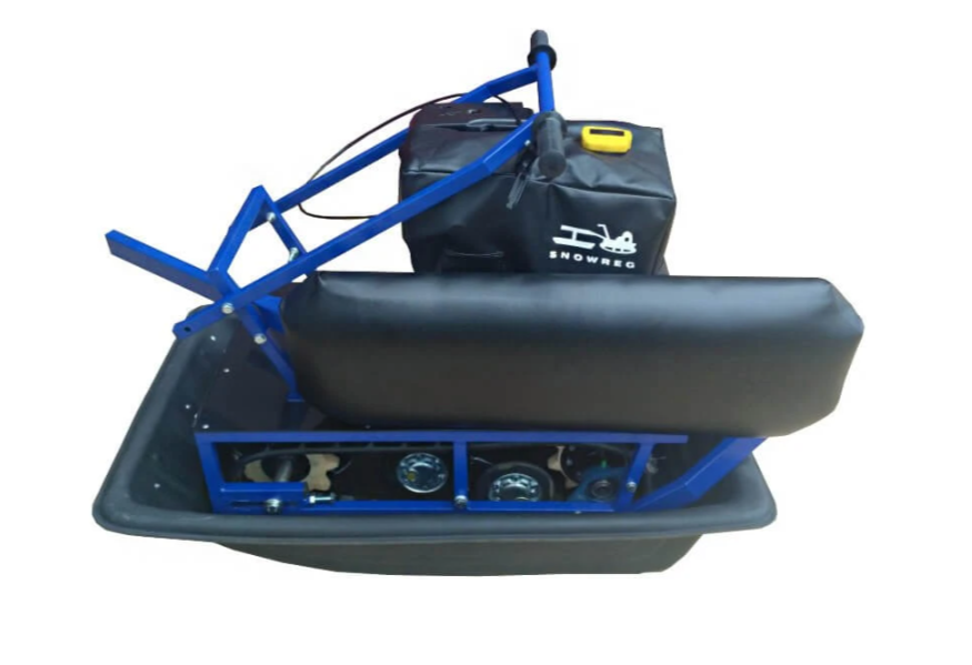 Мини-мотобуксировщик Альбатрос-М с фарой в Великом Новгороде