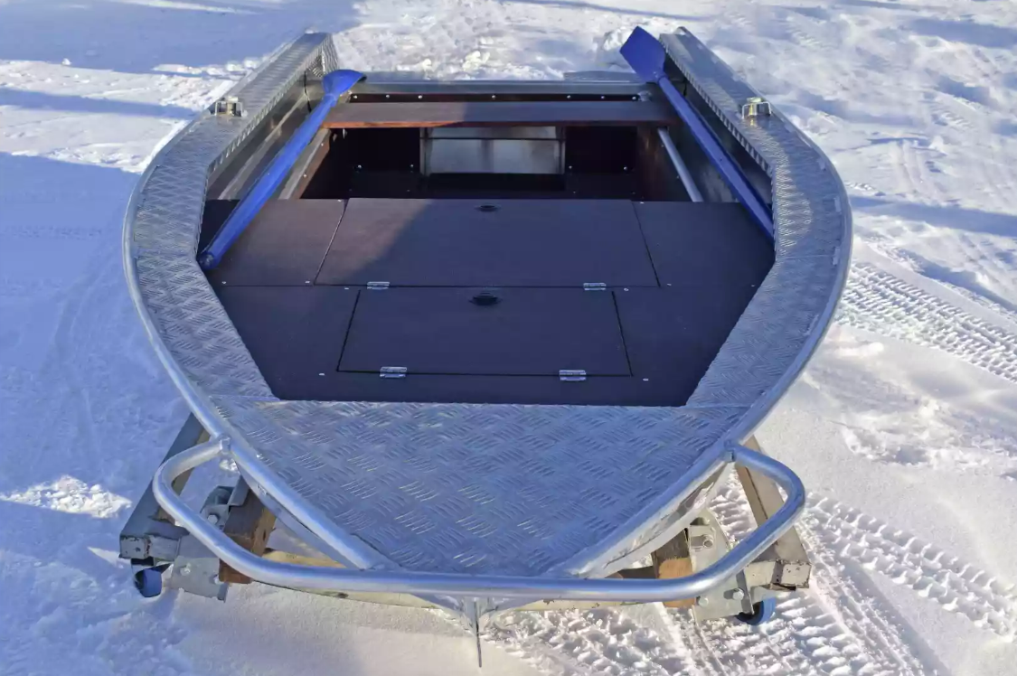 Алюминиевая лодка Wyatboat-370 Р FISH в Великом Новгороде