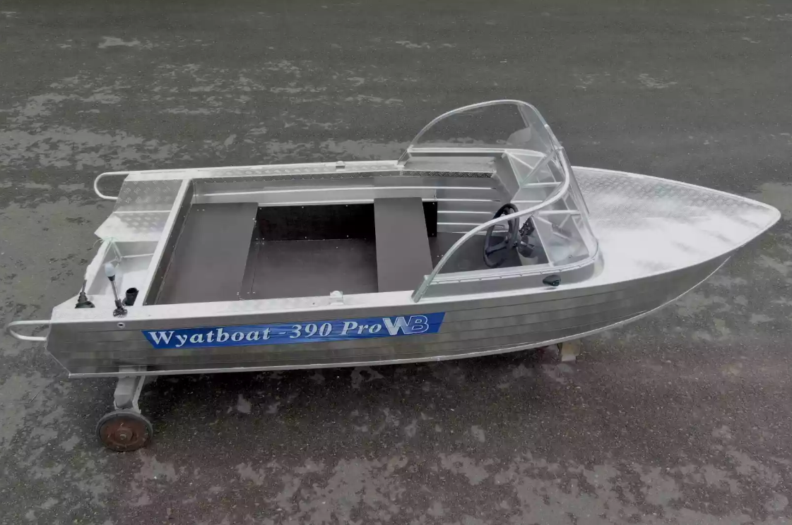 Алюминиевая лодка Wyatboat-390 Pro в Великом Новгороде