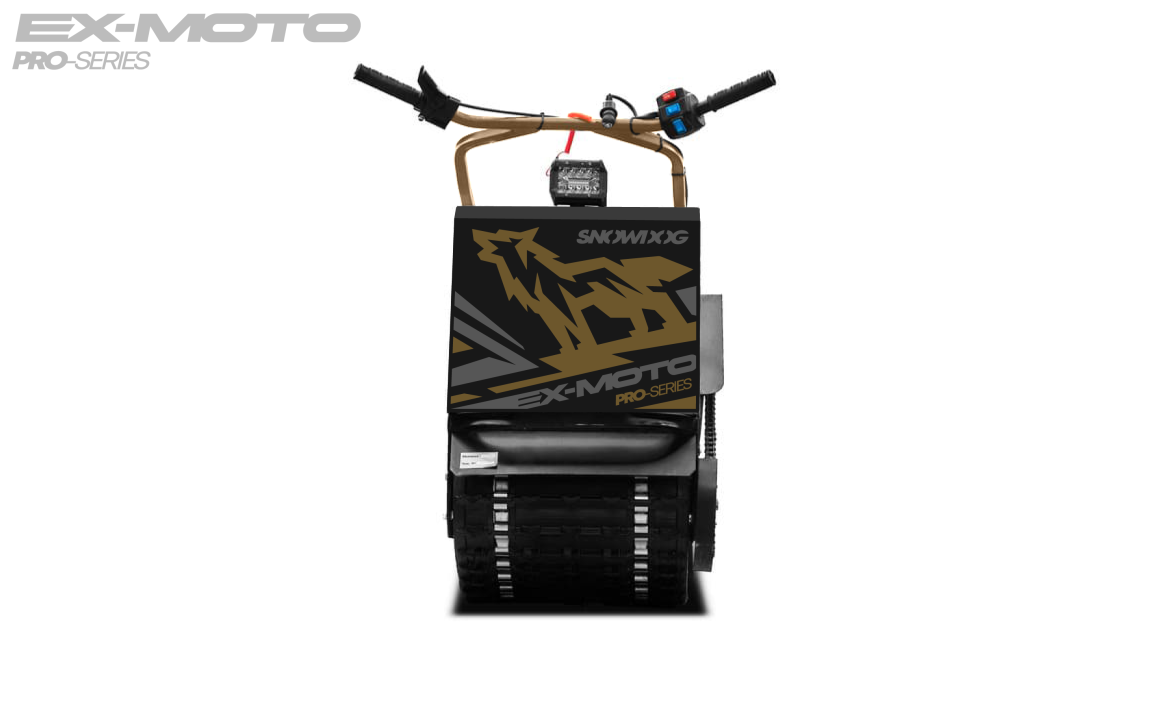 Мотобуксировщик EX-MOTO SNOWDOG S380 8л.с. в Великом Новгороде