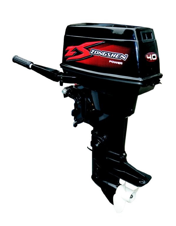 Лодочный мотор Zongshen T40 (+руль+пульт) в Великом Новгороде