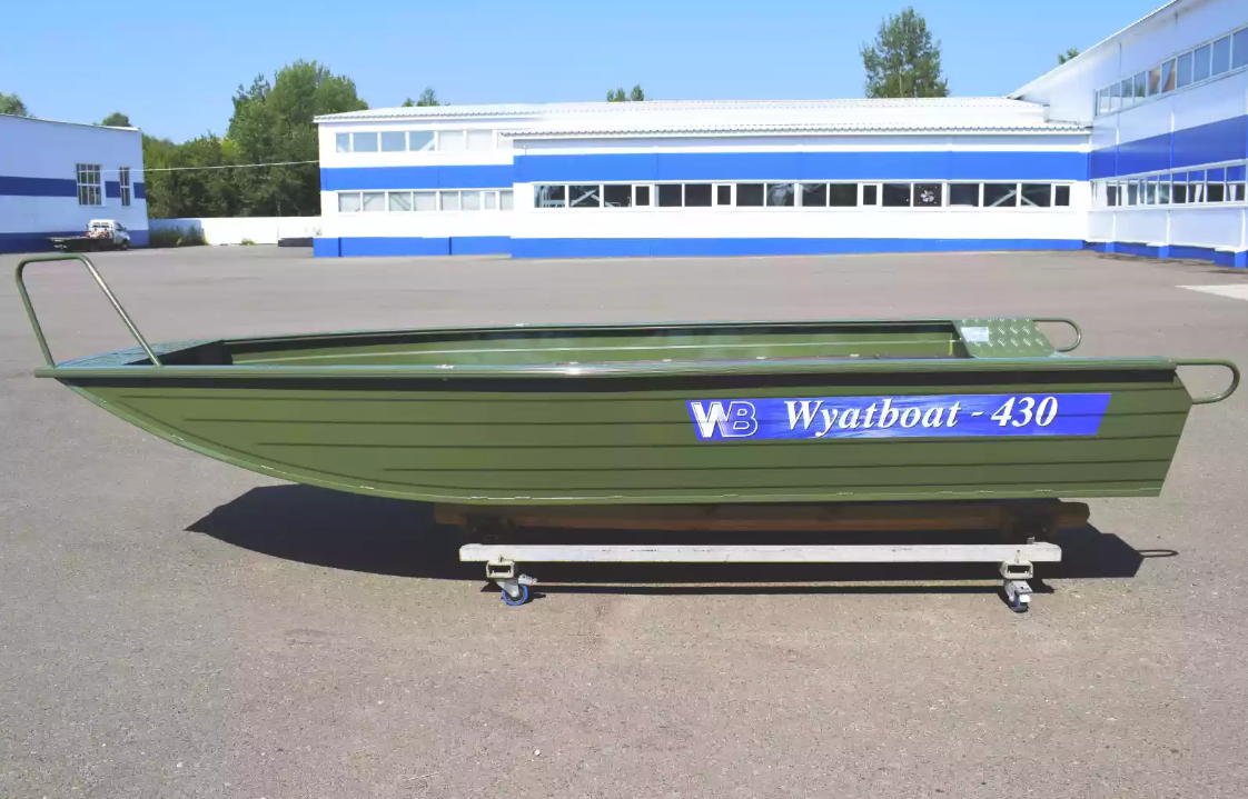 Алюминиевая лодка  Wyatboat-430 Master Fish в Великом Новгороде