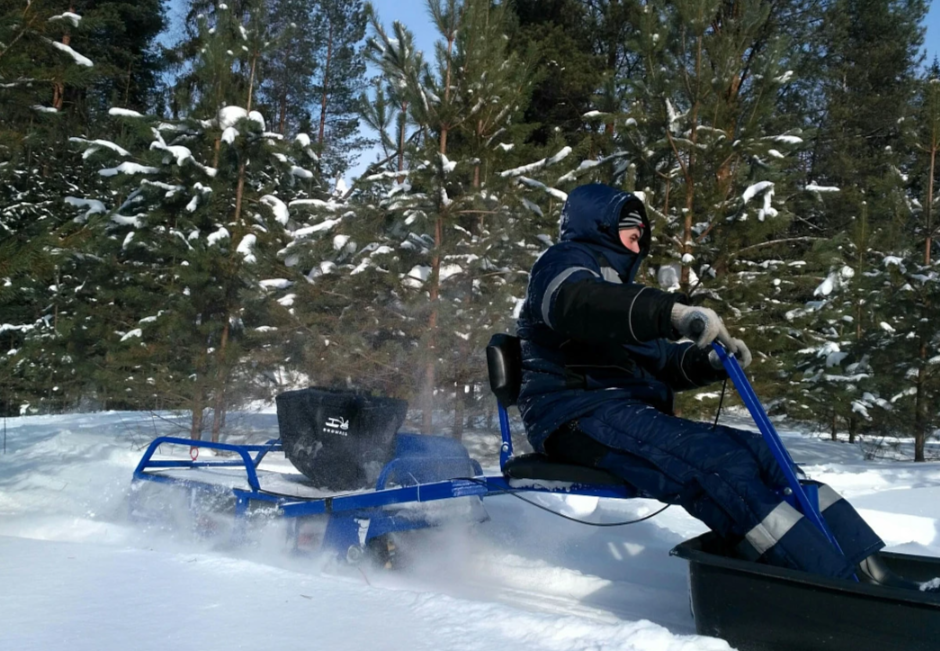 Мотобуксировщик толкач Альбатрос-XL8 с модулем. Без фары, тележки в Великом Новгороде