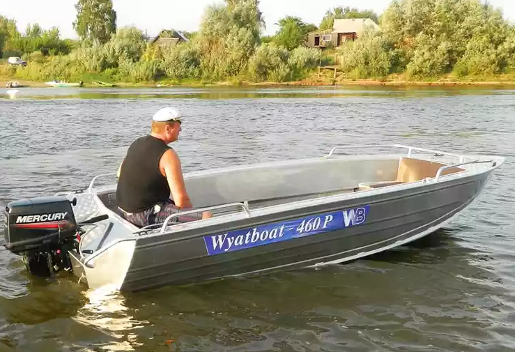 Алюминиевая лодка Wyatboat-460 P в Великом Новгороде