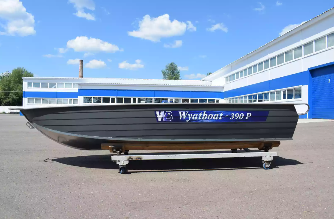 Алюминиевая лодка Wyatboat-390Р Fish в Великом Новгороде