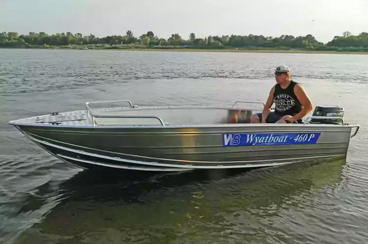 Алюминиевая лодка Wyatboat-460 P в Великом Новгороде