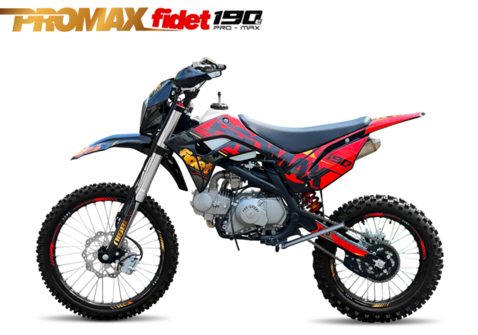 Мотоцикл (питбайк) PROMAX FIDET (ФАЙДЕТ) 190E MAX PRO LUX 19/16 в Великом Новгороде