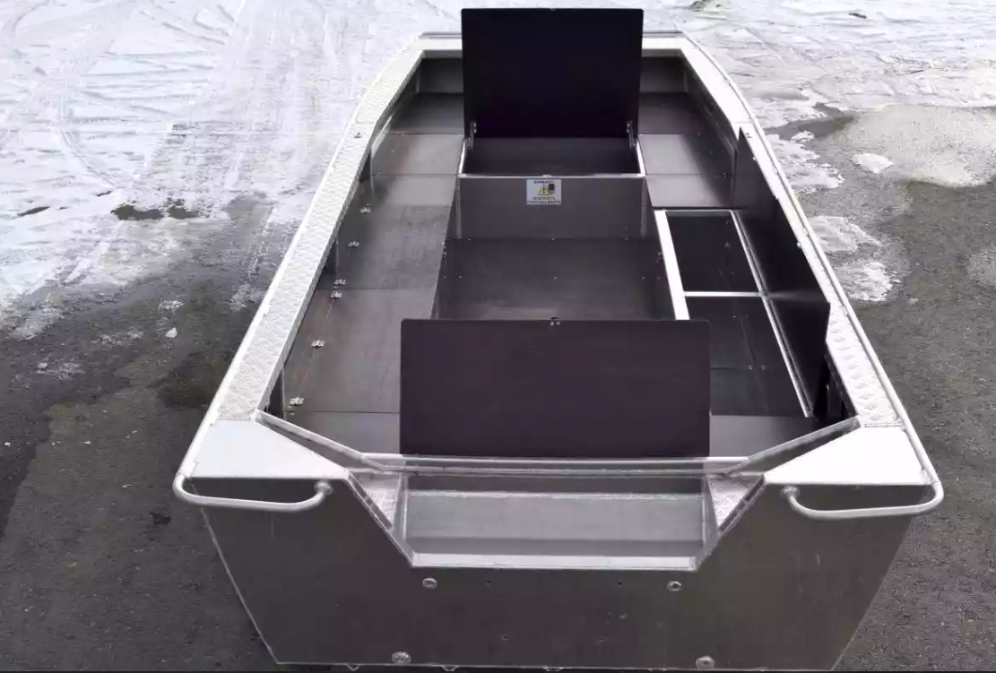 Алюминиевая лодка Wyatboat-490 Jonboat в Великом Новгороде