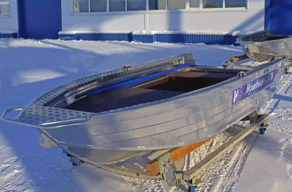 Алюминиевая лодка Wyatboat-370 Р FISH в Великом Новгороде