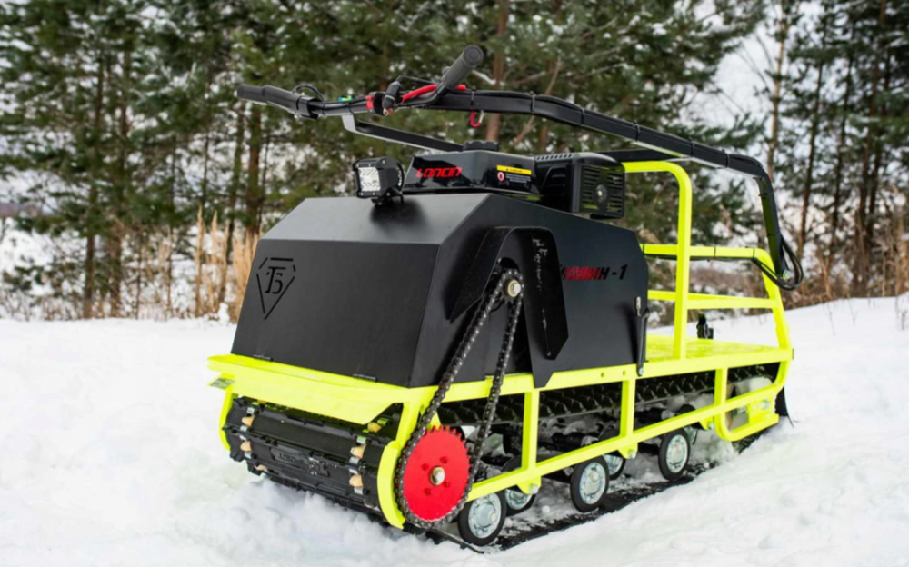 Мотобуксировщик Бурлак ХОЗЯИН-1 (капот металл) в Великом Новгороде