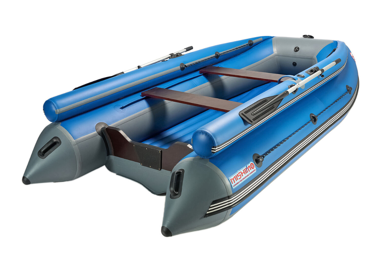 КОМПЛЕКТ ЛОДКА MISHIMO FAMILY LITE 370 + МОТОР MARLIN MP 9.9 AMHS PROLINE FORCE в Великом Новгороде