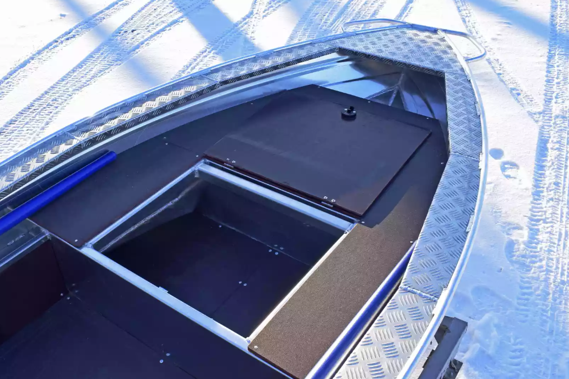 Алюминиевая лодка Wyatboat-370 Р FISH в Великом Новгороде