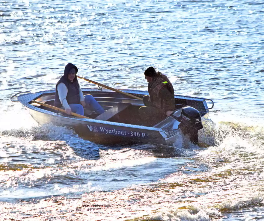 Алюминиевая лодка Wyatboat-390 P в Великом Новгороде