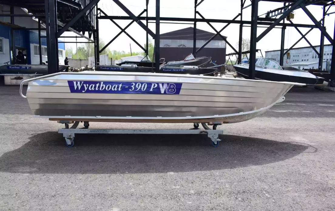 Алюминиевая лодка Wyatboat-390Р Увеличенный борт в Великом Новгороде
