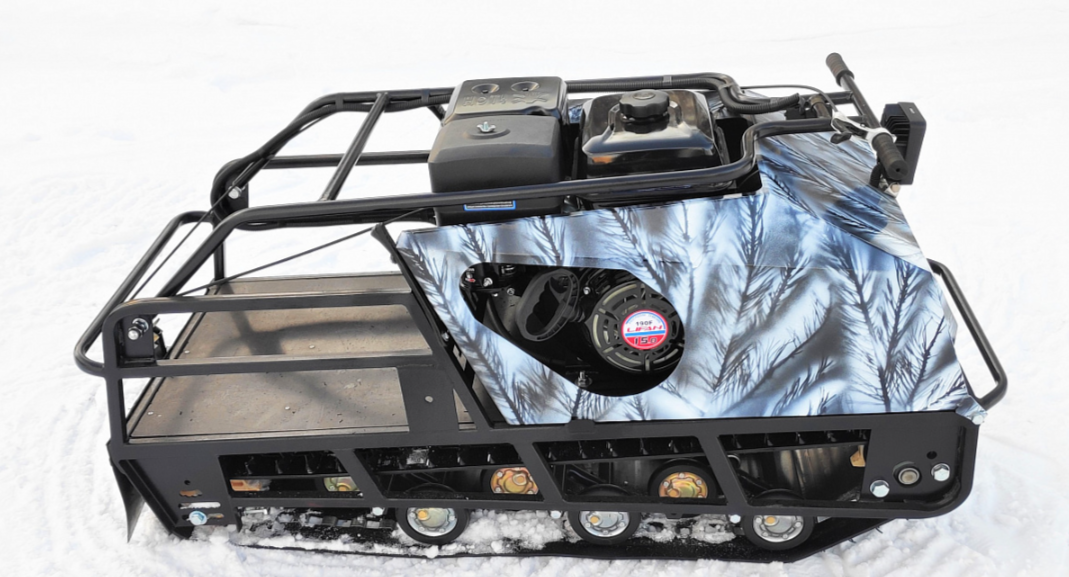 Мотобуксировщик Irondog (Железная собака) M500 20  Камуфляж Охотник в Великом Новгороде