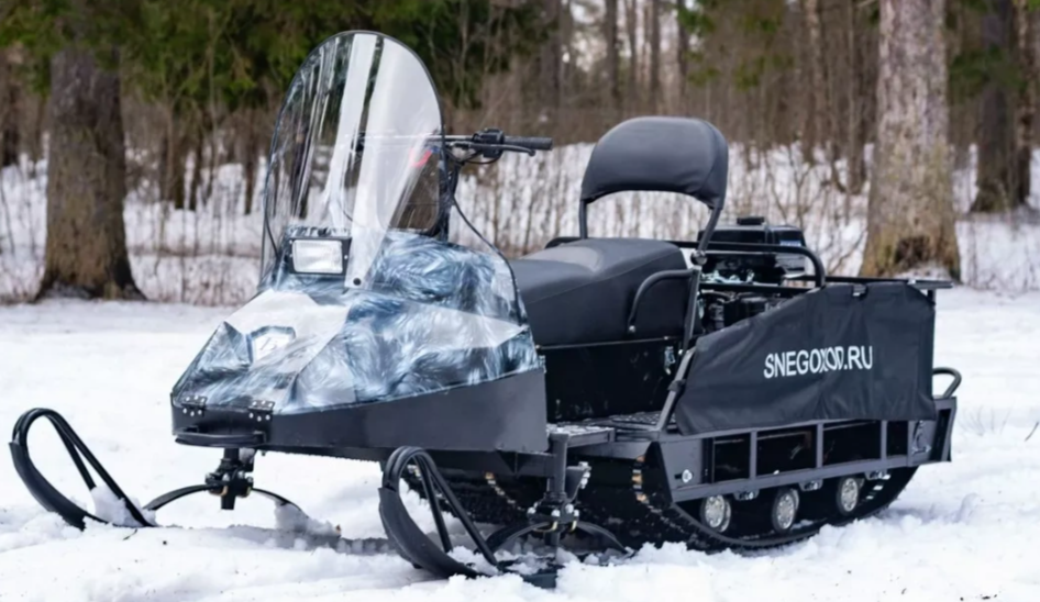 Миниснегоход Егерь Экспедитор 20 л.с. , реверс, тормоз, капот белый в Великом Новгороде