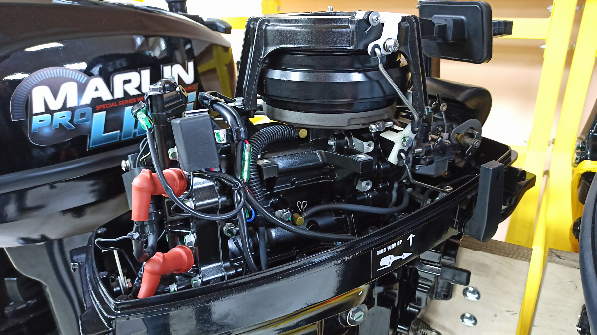 КОМПЛЕКТ Лодка MISHIMO PRO 350 + ЛОДОЧНЫЙ МОТОР MARLIN MP 9.9 (20) AMHS PRO в Великом Новгороде