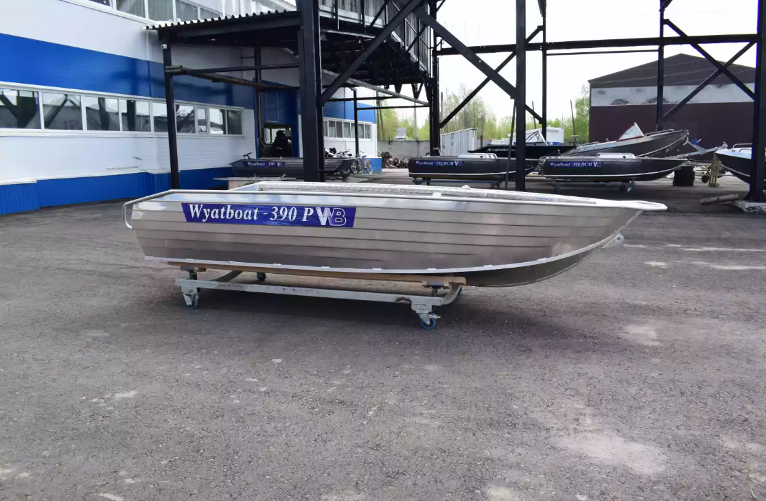 Алюминиевая лодка Wyatboat-390Р Увеличенный борт в Великом Новгороде