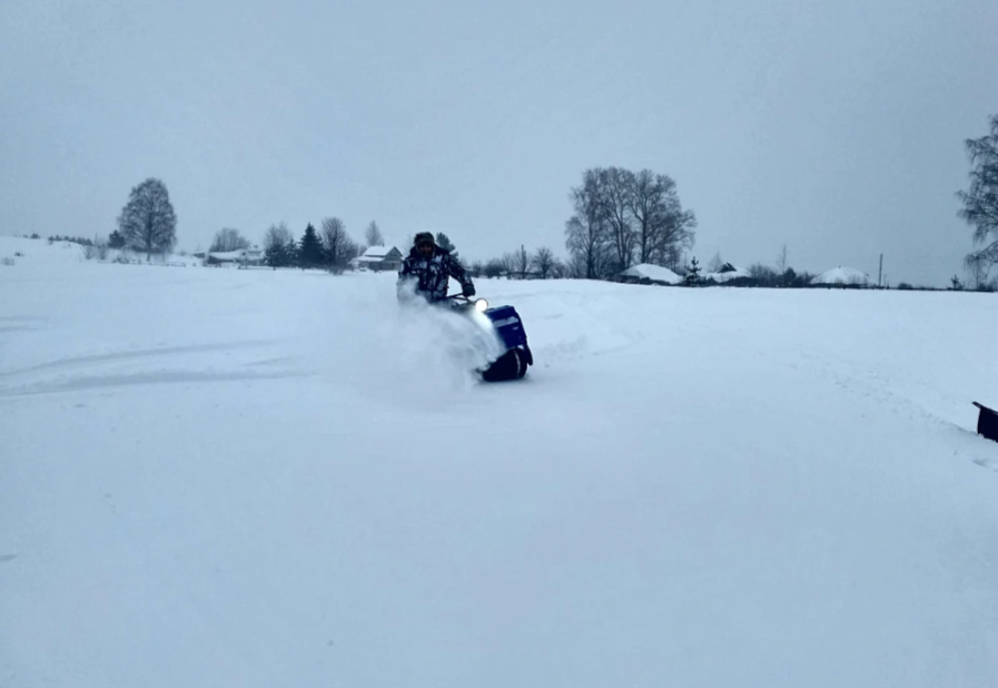 Мотобуксировщик Альбатрос-XLV 9 мини, тележки, 1250 мм в Великом Новгороде