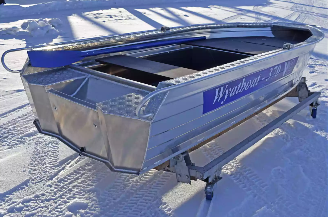 Алюминиевая лодка Wyatboat-370 Р FISH в Великом Новгороде