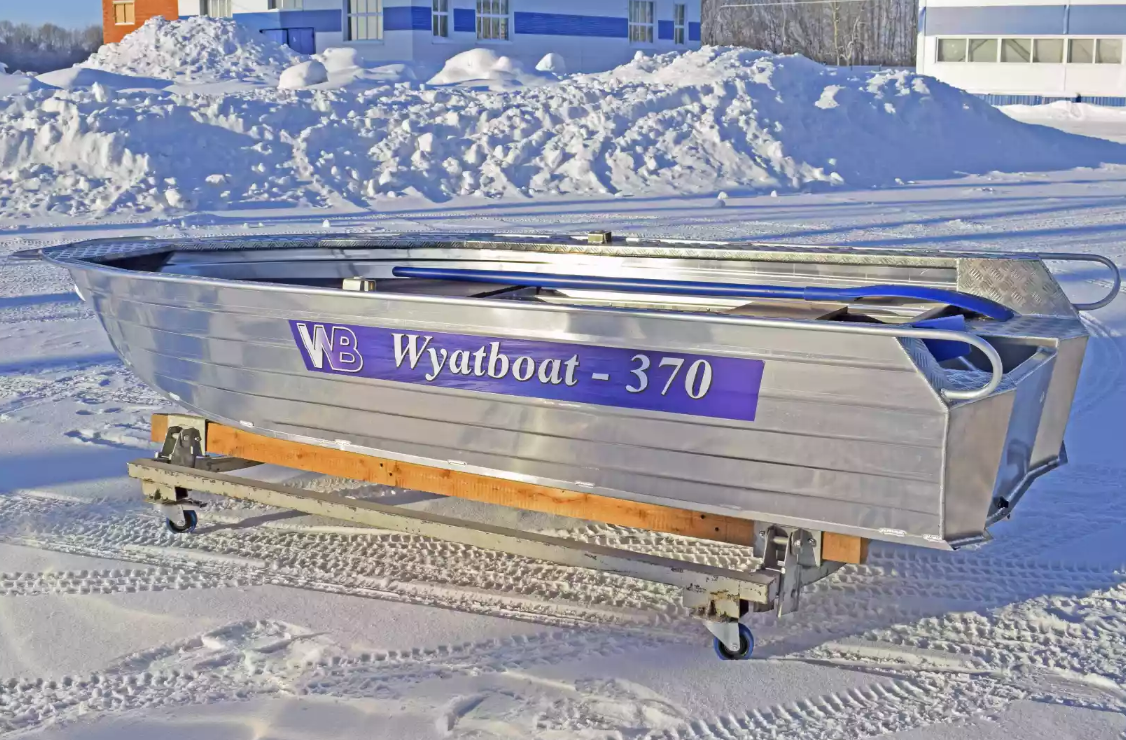 Алюминиевая лодка Wyatboat-370 Р FISH в Великом Новгороде
