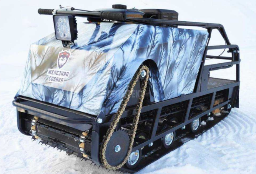 Мотобуксировщик Irondog (Железная собака) M500 20  Камуфляж Охотник в Великом Новгороде