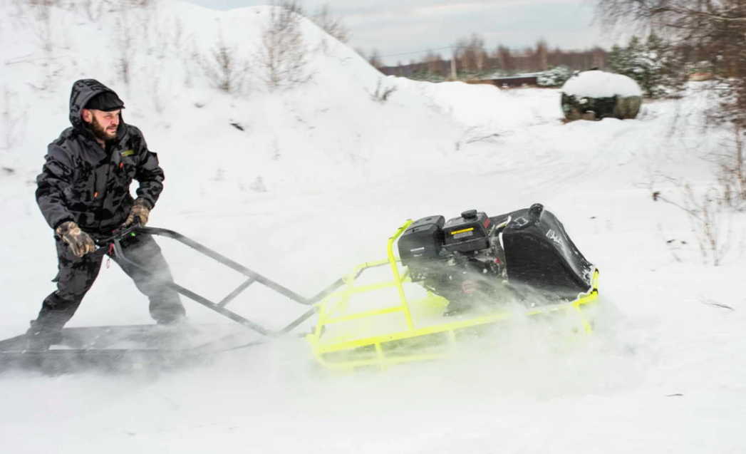 Мотобуксировщик Бурлак ХОЗЯИН-1 (капот металл) в Великом Новгороде
