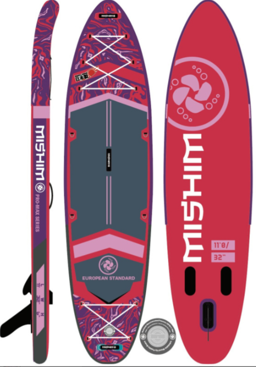 SUP (САП) Доска MISHIMO PRO-MAX Viva Magenta 10.6’ (320см) в Великом Новгороде
