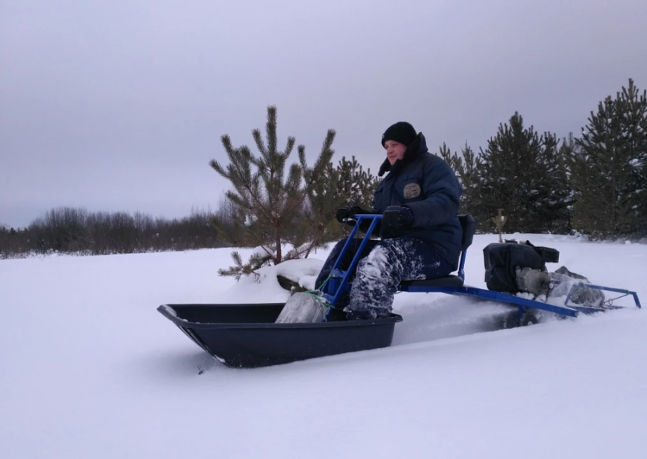 Мотобуксировщик толкач Альбатрос-XL8 с модулем. Без фары, тележки в Великом Новгороде