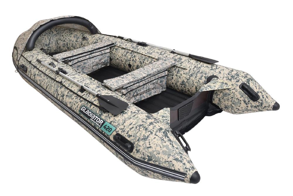 НАДУВНАЯ ЛОДКА GLADIATOR E350PRO в Великом Новгороде